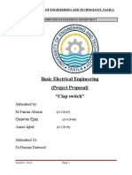 Basic Electrical Engineering (Project Proposal) "Clap Switch"