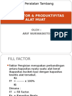 7-8 - FILL FACTOR & Produktifitas Alat Muat