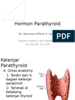 Hormon Parathyroid: Dr. Nanang Miftah F, SPPD