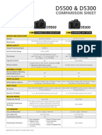 D5500 D5300 Comparison Sheet En