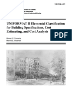 Charette Marshall 1999 UNIFORMAT II Elemental Classification...