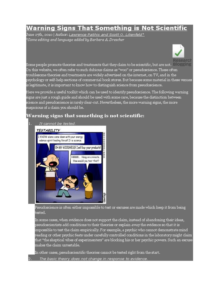 Warning hypothesis 08 image