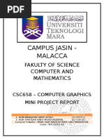 Computer Graphic Mini Project Report