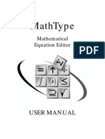 Download MathType User Manual by jiugangyuan SN2937443 doc pdf