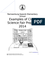 Examples of Class Science Fair Projects 2014
