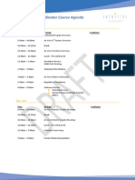 Xi DVCC Agenda