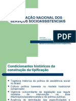 TIPIFICAÇÃO NACIONAL DOS SERVIÇOS SOCIOASSISTENCIAIS