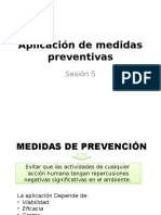 Sesion 5. Aplicacion de Medidas Preventivas