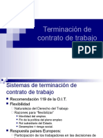 Terminacion de Contrato de Trabajo Actualizado Ley 2011005