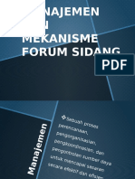 Mekanisme Sidang