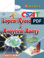 CSAT - Logical Reasoning & Analytical Ability by Dr. M.B.Lal & Ashok Gupta Stark PDF