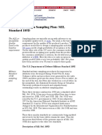 Choosing A Sampling Plan: MIL Standard 105D: The AQL or Acceptable Quality Level Is The Baseline Requirement