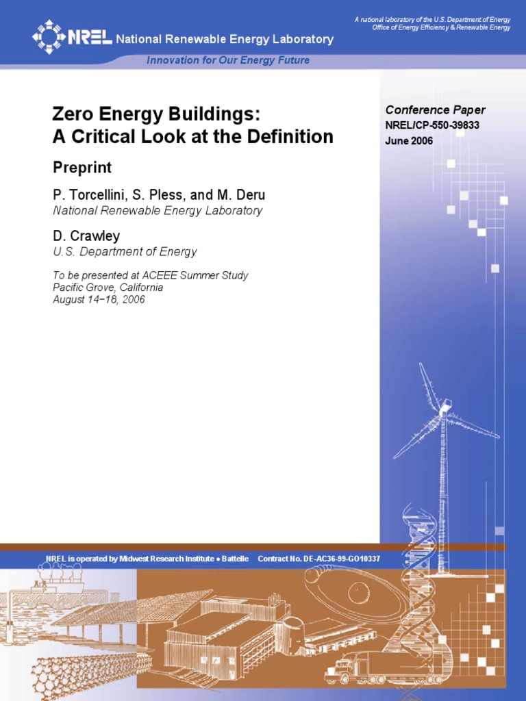 Zero Energy Buildings | PDF