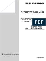 Furuno FELCOM 250-500 Operator's manual