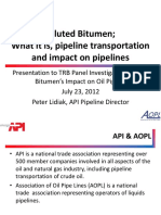 Diluted Bitumen What It Is, Pipeline Transportation and Impact On Pipelines