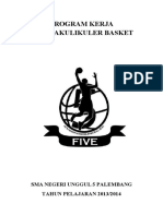 Program Kerja Ekstrakulikuler Basket 2014