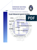 Integrales de Linea de Campo Vectorial