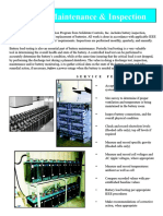 Battery Maintenance & Inspection: Service Features