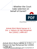 Aishah Binti Mohd Saman & 3 Ors. v. Kalsom bt Haji Mohamad Nor [2000] 1 AMR 607