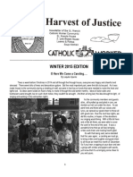 Harvest of Justice Winter 2015: From The St. Francis Catholic Worker