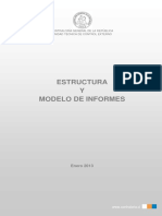 Estructura y Modelo de Informes 2013 PDF