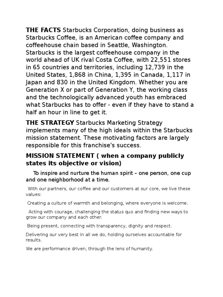 Why Starbucks Thrives Globally Pdf Cooking Food Wine