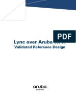 Lync Over Aruba WiFi Validated Reference Design