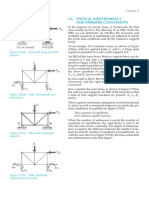 2.6 Statical Indeterminacy and Improper Constraints: Figure 2.56 (A) Truss With Hinge and Roller Support