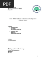Download Boom of Telecom Sector in Pakistan and Its Impacts On by waleedtanvir SN29379528 doc pdf