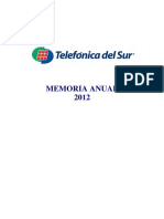 Memoria Telsur 2012