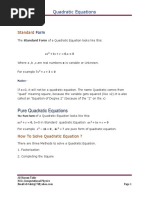 Download Quadratic Equations by Zain Cruise SN293796087 doc pdf