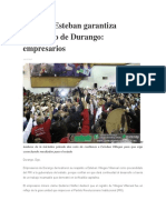 16.12.15 Esteban Garantiza Desarrollo de Durango- Empresarios