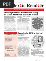 Download The Dyslexic Reader 2006 - Issue 41 by Davis Dyslexia Association International SN2938131 doc pdf