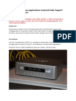 Cara Menggunakan Applications Android Pada HyppTV