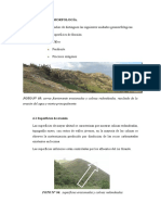 Geología Estructural Pampa Culebra