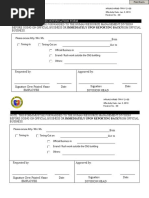 Official Business Form