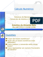 03 CN - Sistemas de Numeração - Conversão de Inteiros e Fracionários