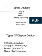 Display Devices Group Work