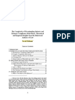 The Complexity of Disentangling Intrinsic and Extrinsic Compliance Motivations: Theoretical and Empirical Insights From The Behavioral Analysis of Law