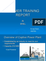 Summer Training Report on Power Plant