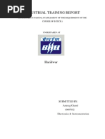 Download Full Summer Training Report on Power Plant by Anurag Chand SN29382362 doc pdf