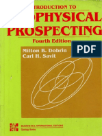 Introduction To Geophysical Prospecting 4th Edition, Dobrin