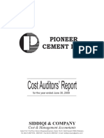 Cement Cost Report 