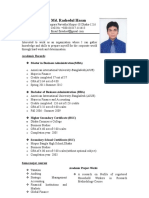Md Rashedul Hasan's Resume