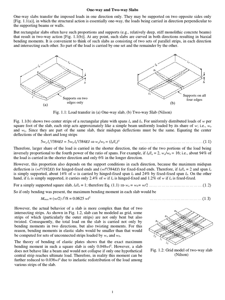 Two-Way Slab Design and Analysis | PDF | Bending | Column