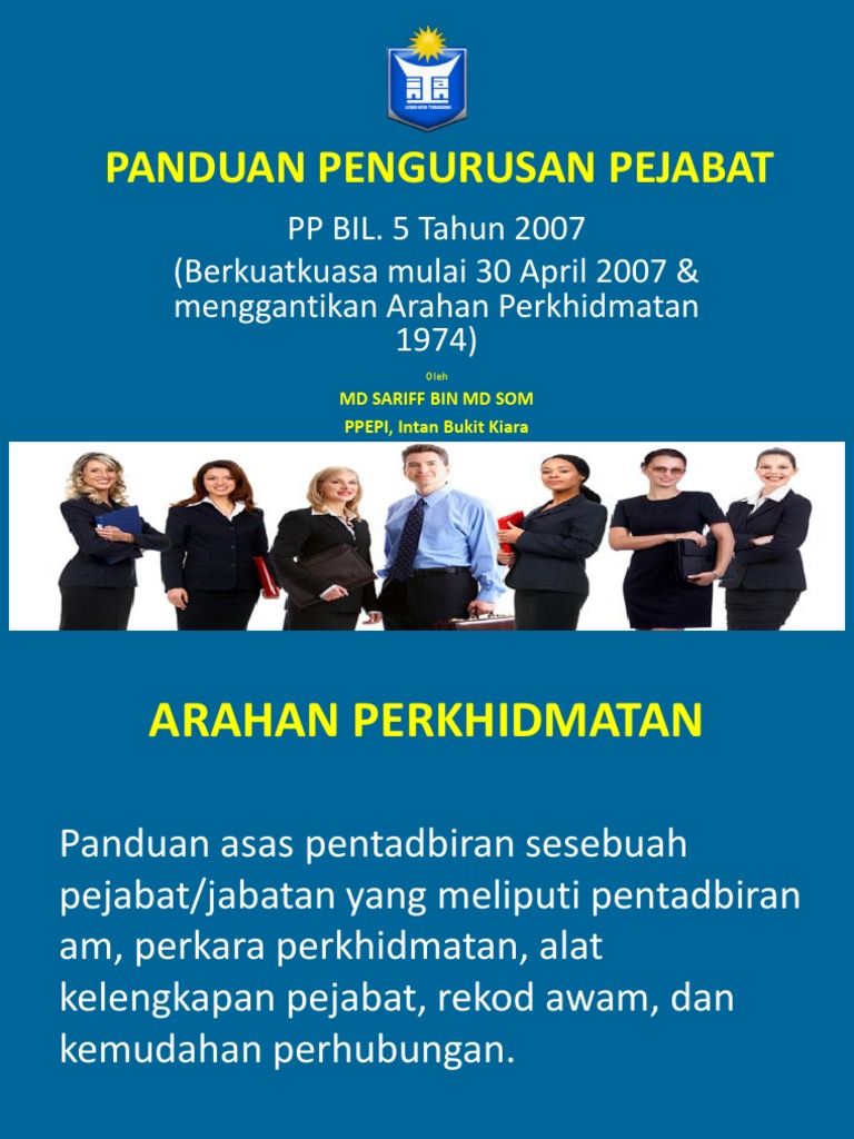 Panduan Pengurusan Pejabat Sariff Pdf Pdf