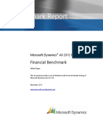AX2012 R3 Financial Benchmark Detailed Results