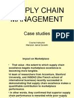 Supply Chain Management: Case Studies