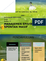 Manajemen Epistaksis Masif - Jurnal Dr. Putu