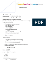 Chemical Kinetics